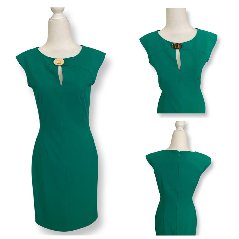 Calvin Klein Straight Sheath Midi Classic.  Size: Small